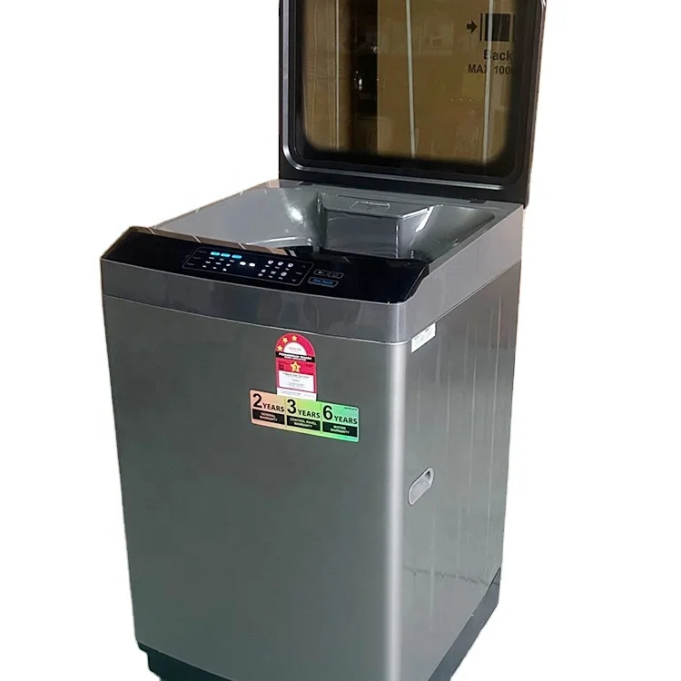 Foreign trade pulsator washing machine with integrated washing and large capacity 12 kg stainless steel inner tank body