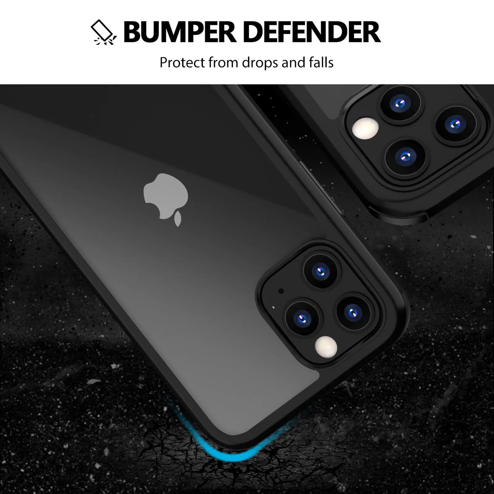 
Mobile cover Dual glass front+ back tempered Glass case 360 TPU bumper Full Protective cover phone case for iPhone 12/mini/pro 