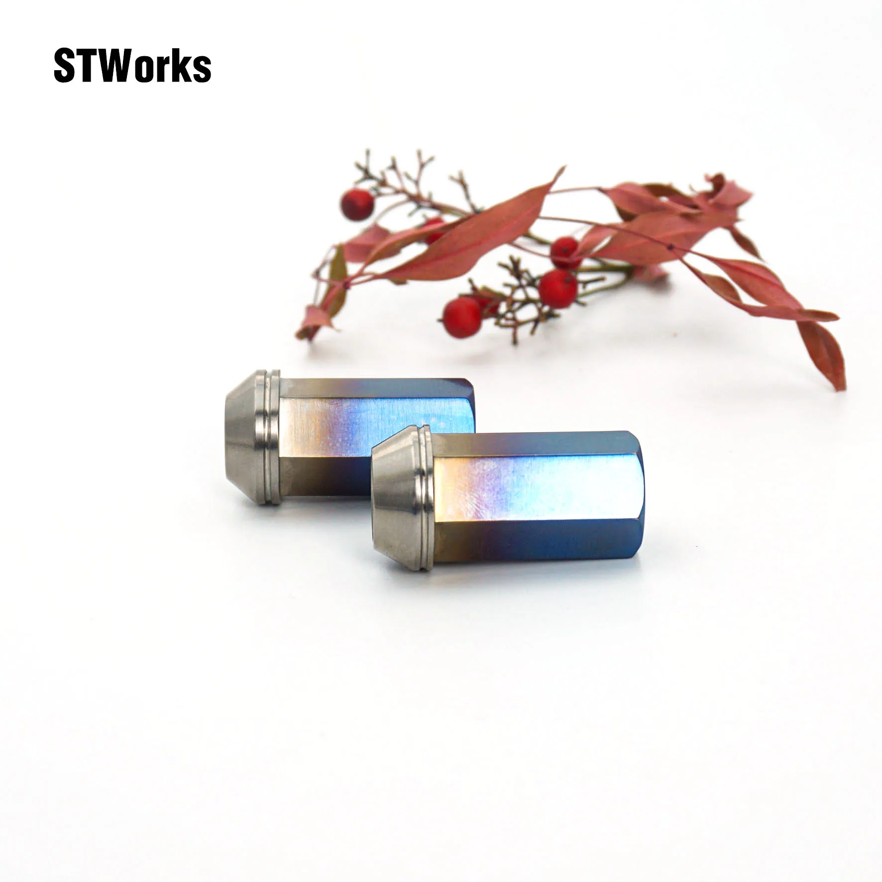 GR5 Titanium Wheel Lug Nut Custom M12 M14x1.25 Spiked Refit Auto Car Wheel Lug Nuts