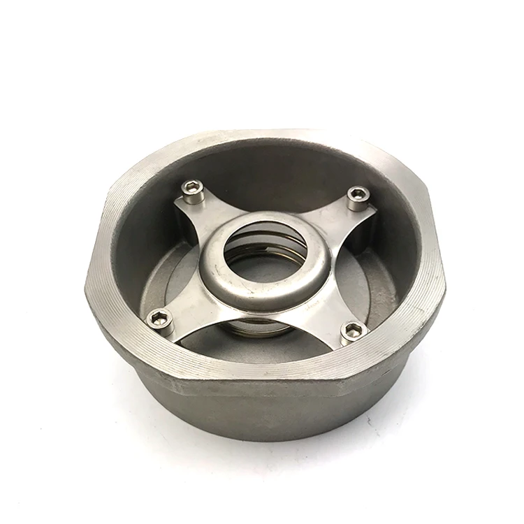 Factory Supply Stainless Steel Wafer Type DIN Lift Check Valve for Waste Water Fluid