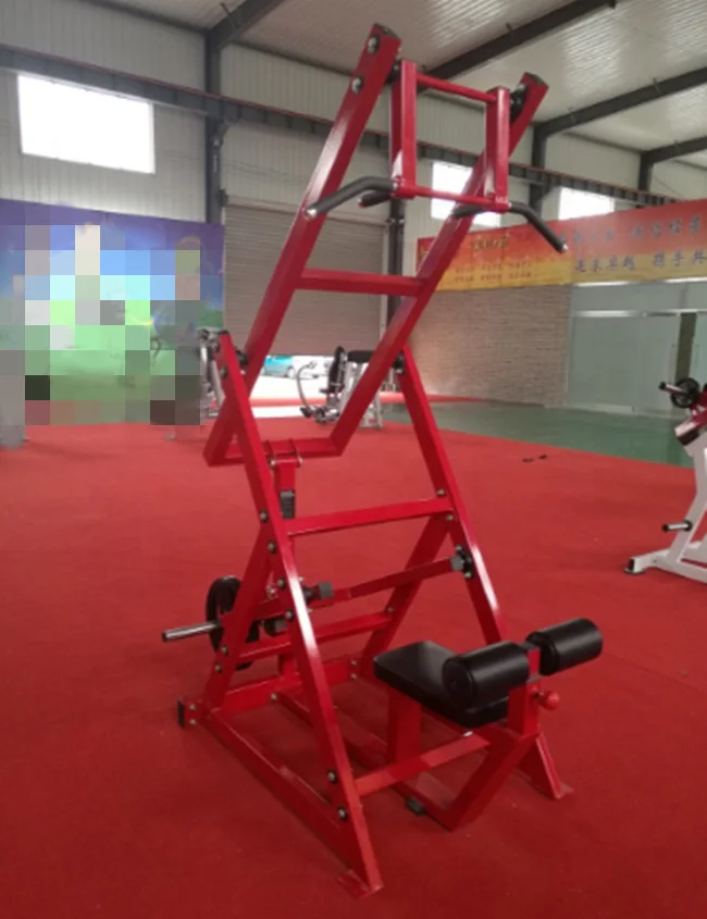 commercial fitness free weight Strength training Plate Loaded Flex Leverage lat pull down gym machine