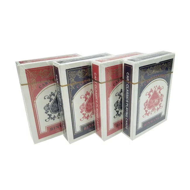 China manufacturer customized printing playing cards game PVC plastic poker card game