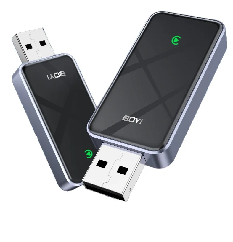 Boyi Wireless Dongle carplay Adapter U disk Mini Body Car Navigation Dongle Adapter Wireless For Iphone CarPlay wifi box