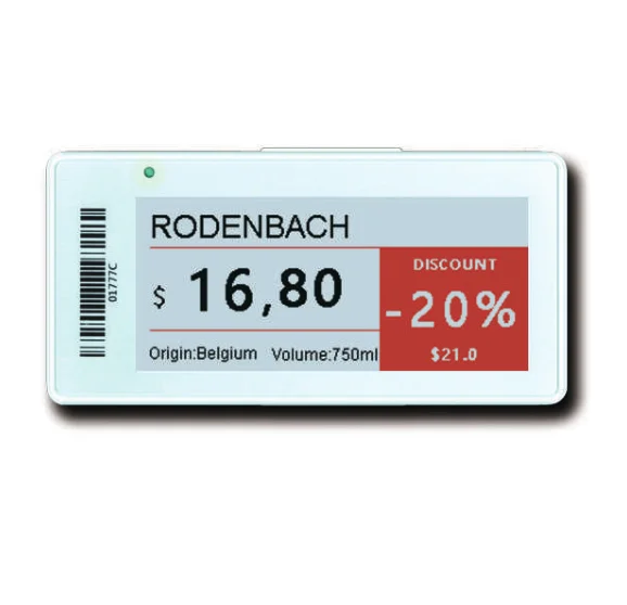 ESL electronic price tags for supermarket 2.13 inch