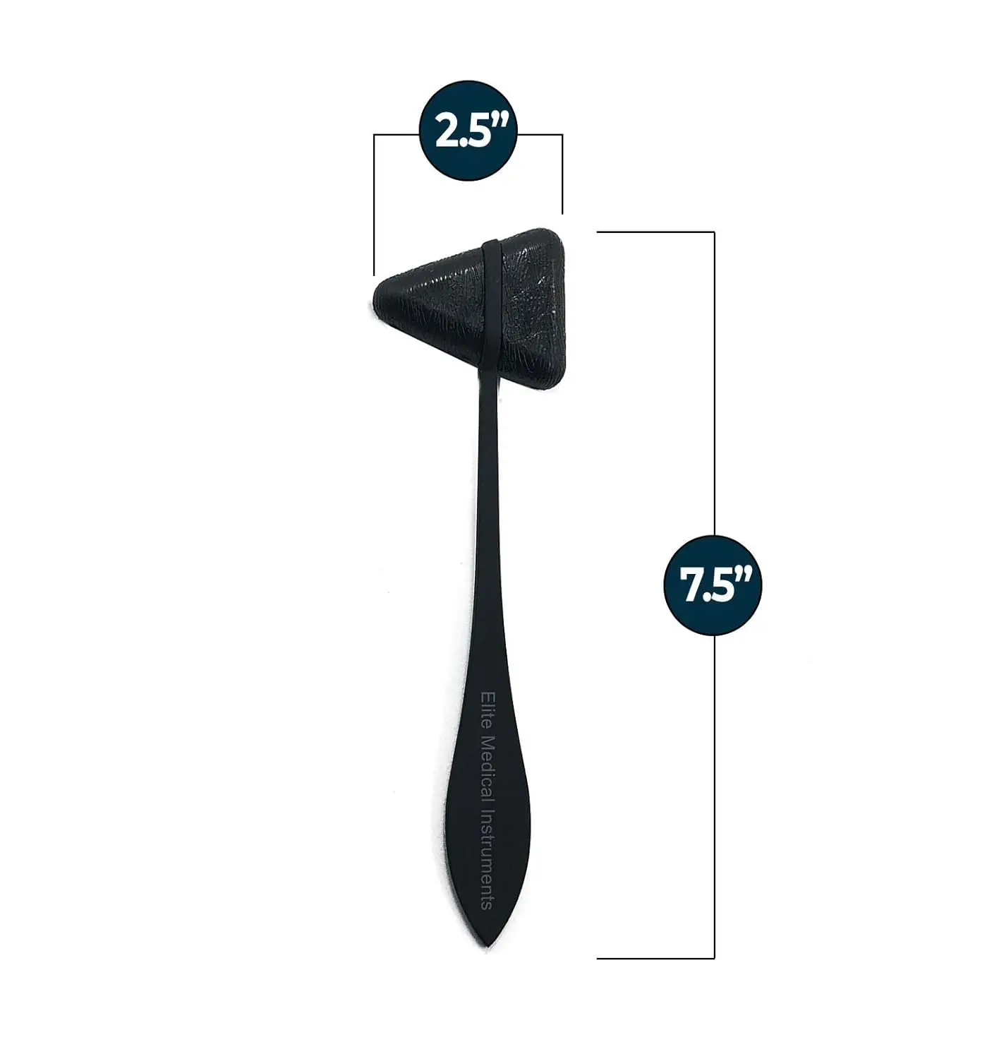 Black 18mm Taylor Tomahawk Reflex Hammer for Neurological Examination