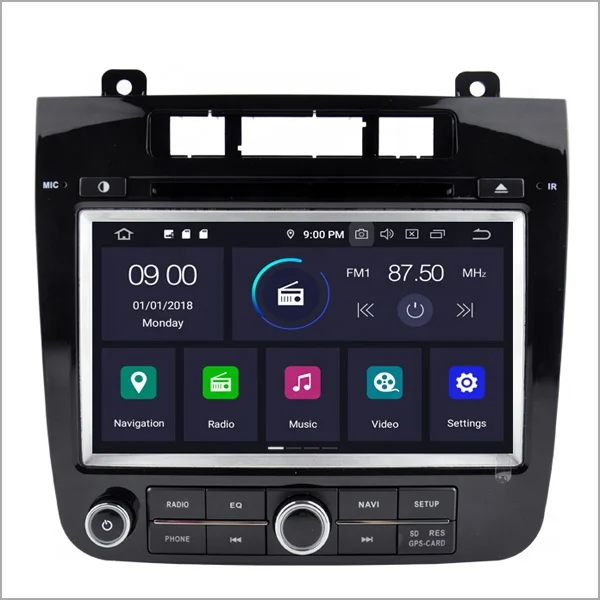 Newnavi double din car multimedia system android 11 car radio for VW Volkswagen Touareg 2012-2015