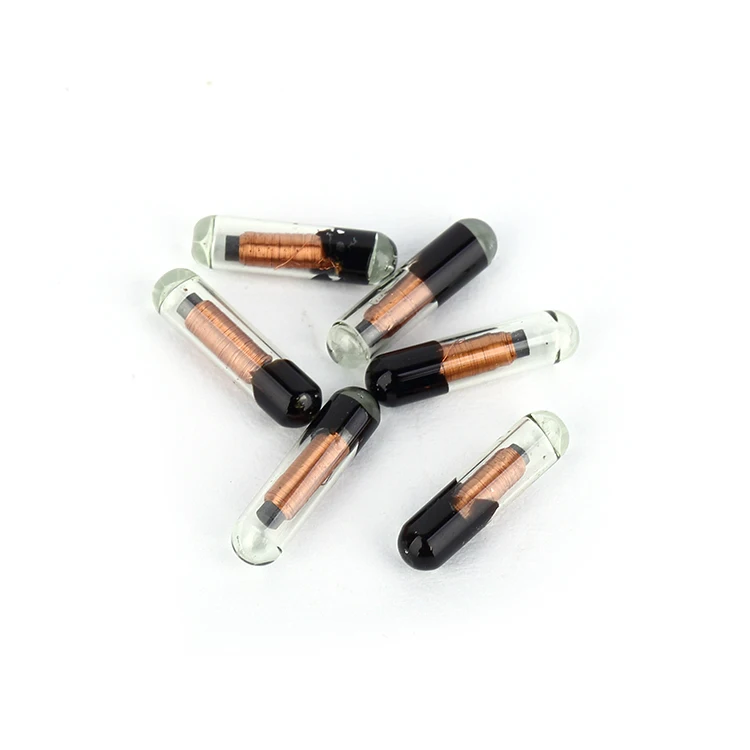2.12*12mm Microchip Pets 134.2khz/125khz RFID Capsule Glass Tube Tag For Animal