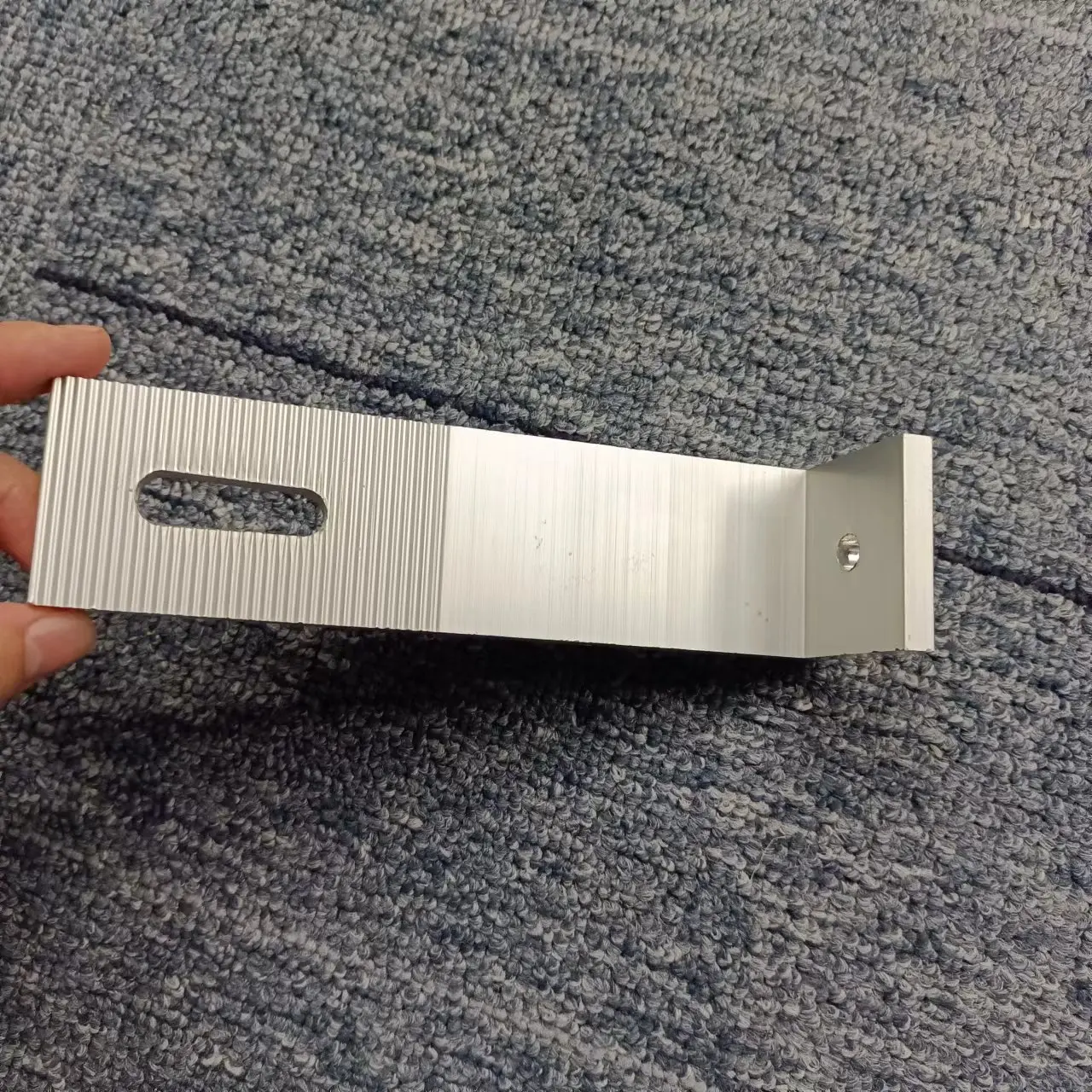 Aluminum Solar Rooftop Module Mounting Height 155 mm L Feet bracket