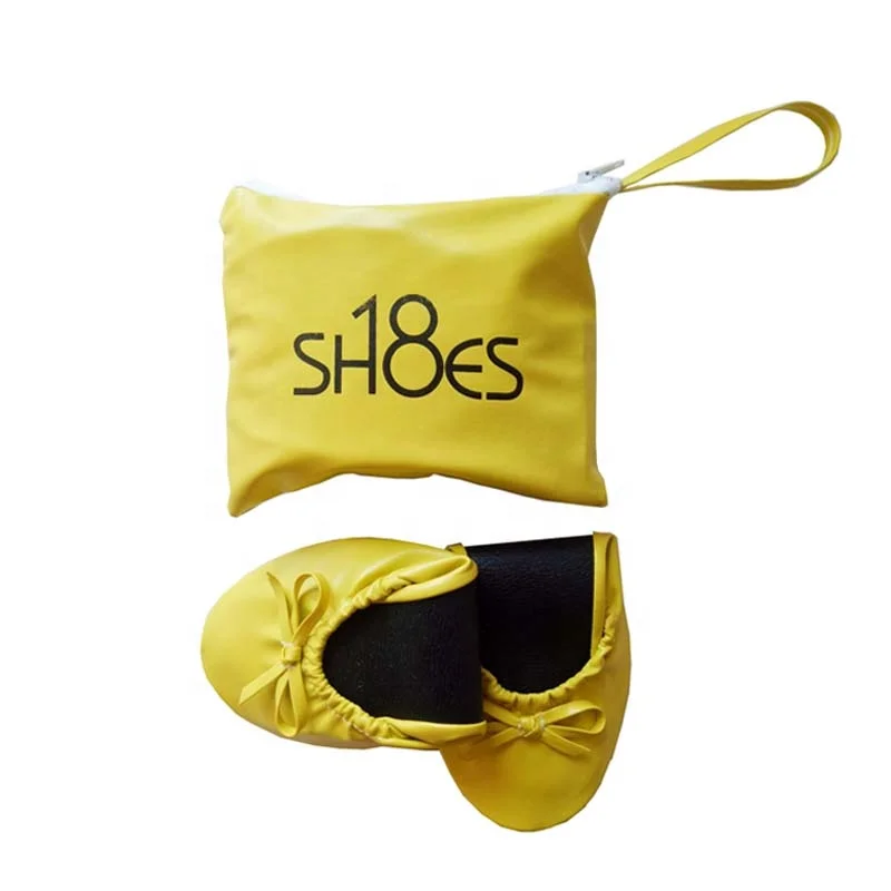 OEM Colorful women shoes High Quality Lady Casual Ballerina Shoes Fold Flats