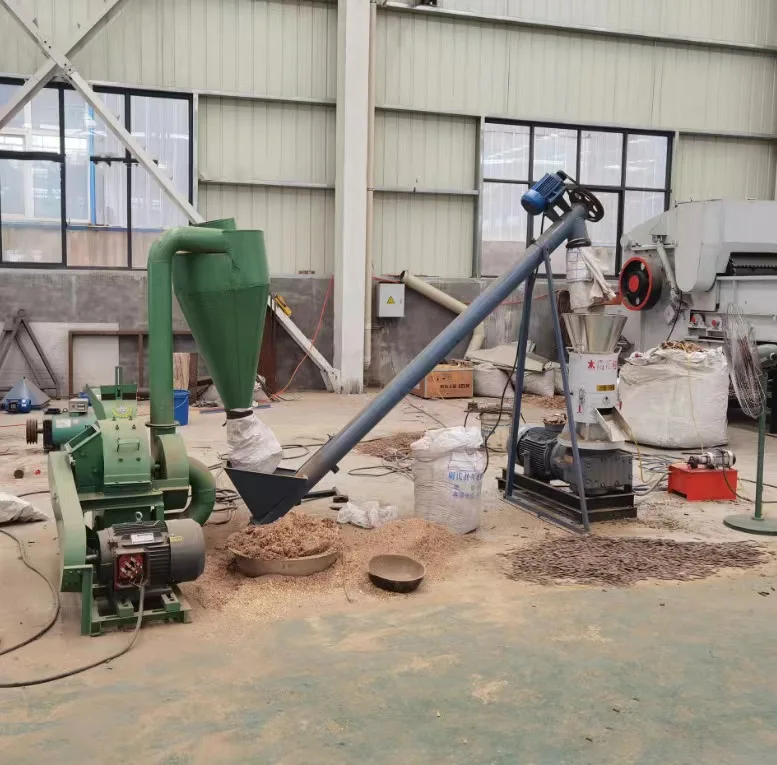 Commercial culture flat mold processing equipment wood pellet production line