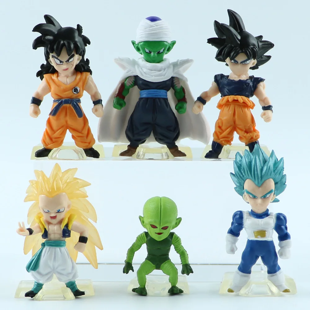 High Quality Japanese Anime 6PCS/1Set DBZ Goku Figures PVC Collectible Figurines Action Figure
