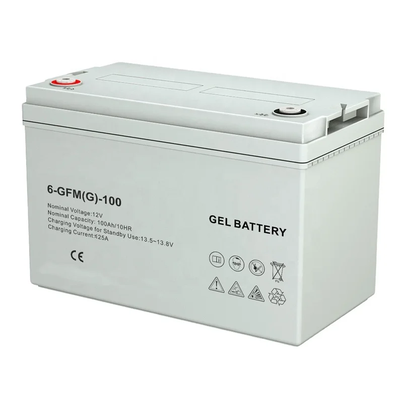 12V 100AH Deep Cycle Lead Acid GEL battery energy storge battery safe installation for power inverter and solar system