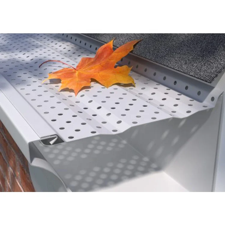 Gutter guard 3 inch 6 inch perforated 304 stainless steel /aluminum filter