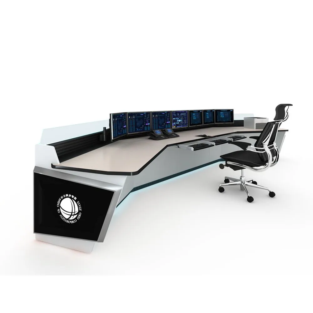 Control Room Office Industrial Furniture control center room workstation office desk adjustable height control center consoles
