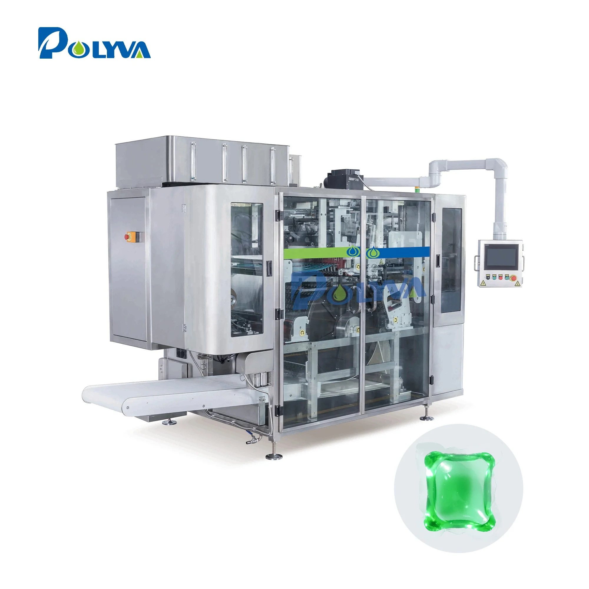 Polyva high performance wash detergent liquid liquid filling machine small pouch detergent pod making machine