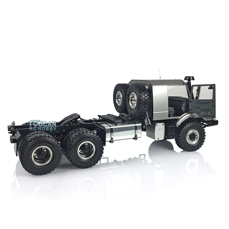 JDM 157 1/14 Metal 6*6 RC Truck Model W/ Differential Axle Remote Control Climbing Trailer Adults Toys TH17202-ali6
