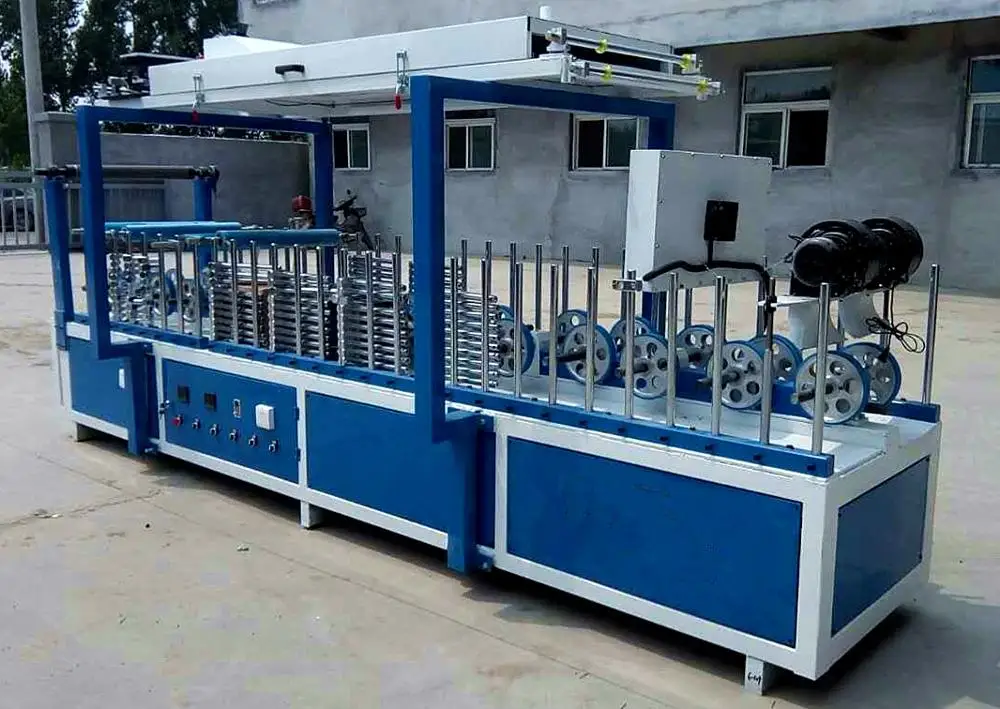 Excellent PUR  hot melt glue profile wrapping machine with fast changing rollers08