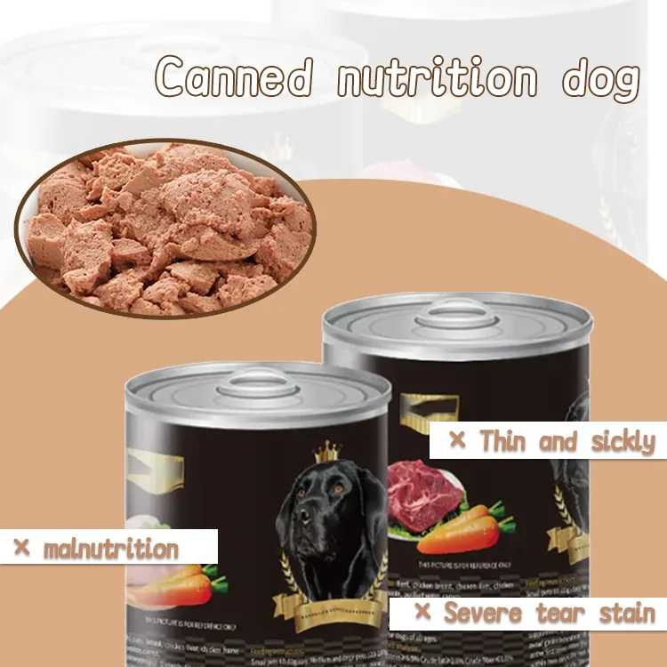 OEM/ODM Chicken Beef Vegetable Wet Pet Food Dog Snack Creamy Treats Dog Canned Food