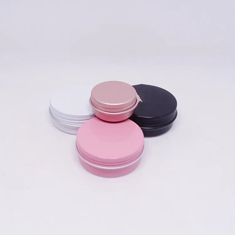 Manufacture Round Aluminum Tin Cans Jar 180ml 180g Empty Clear Window Tin with Slide Lid