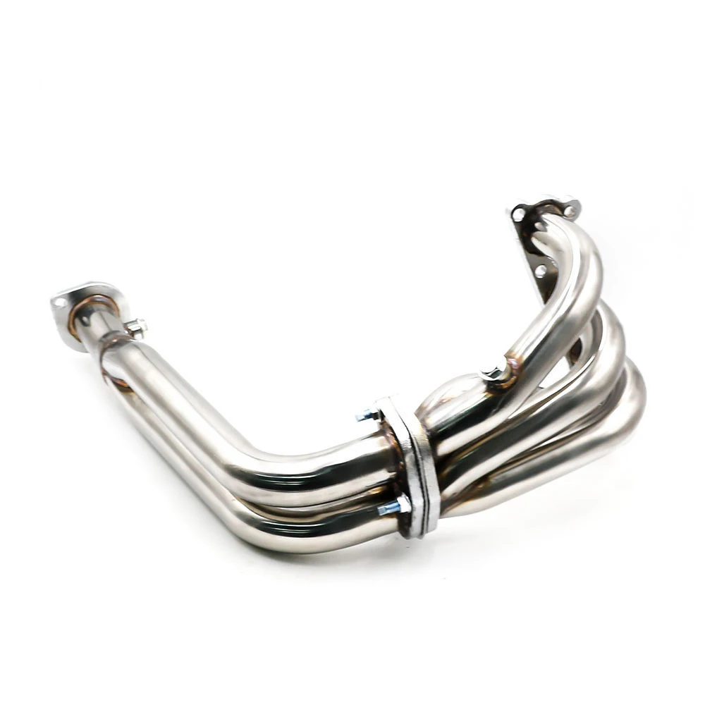 Stainless Steel Exhaust Manifold Header for 88-00 Honda Civic CR-X Del Sol D Series Engine SOHC