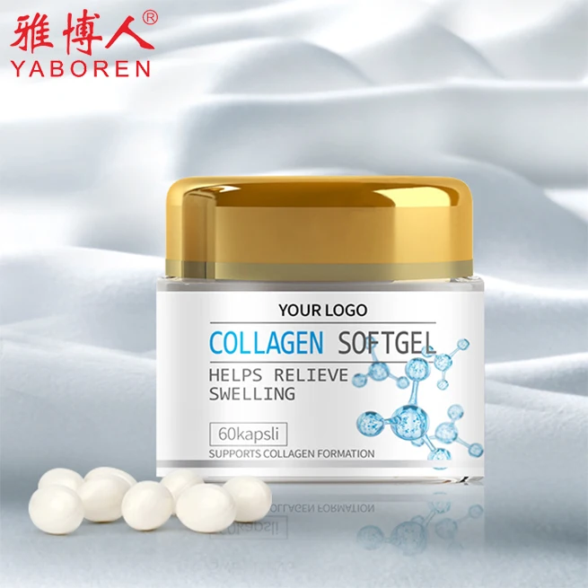 
OEM collagen capsule private label skin whitening collagen pills capsule 