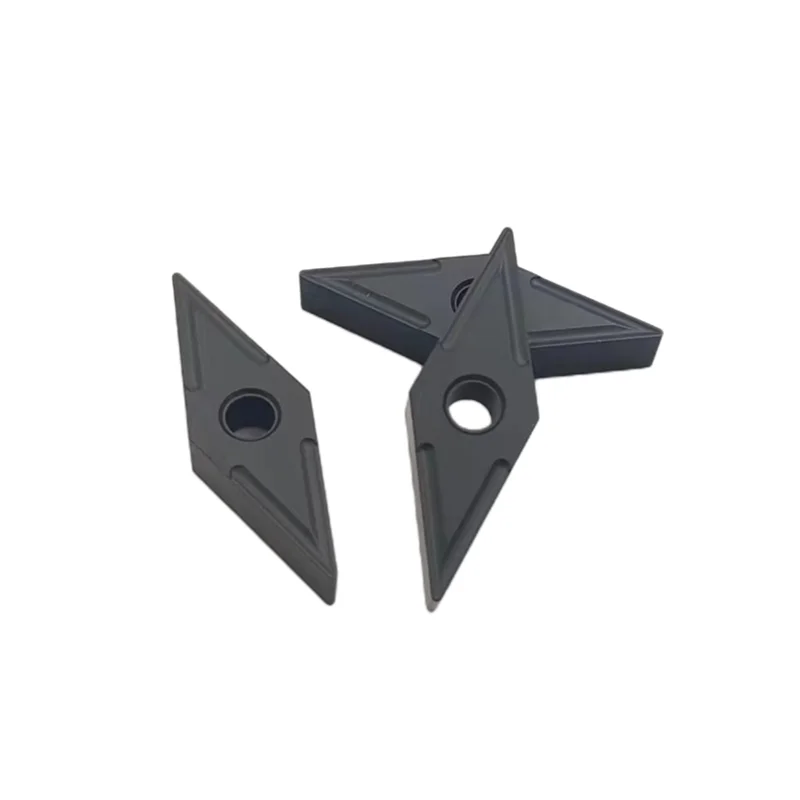 CNC turning inserts VNMG160408 160412 160404-PM TM diamond shaped 35 degree external round steel parts cutter