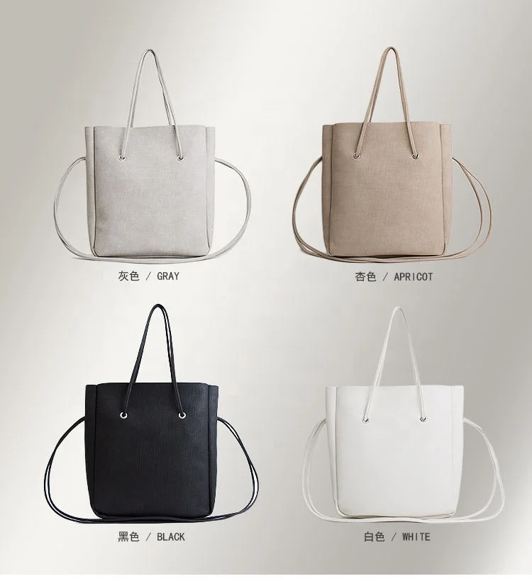 Custom High Quality ECO Friendly Jute Linen Material women Tote Bags