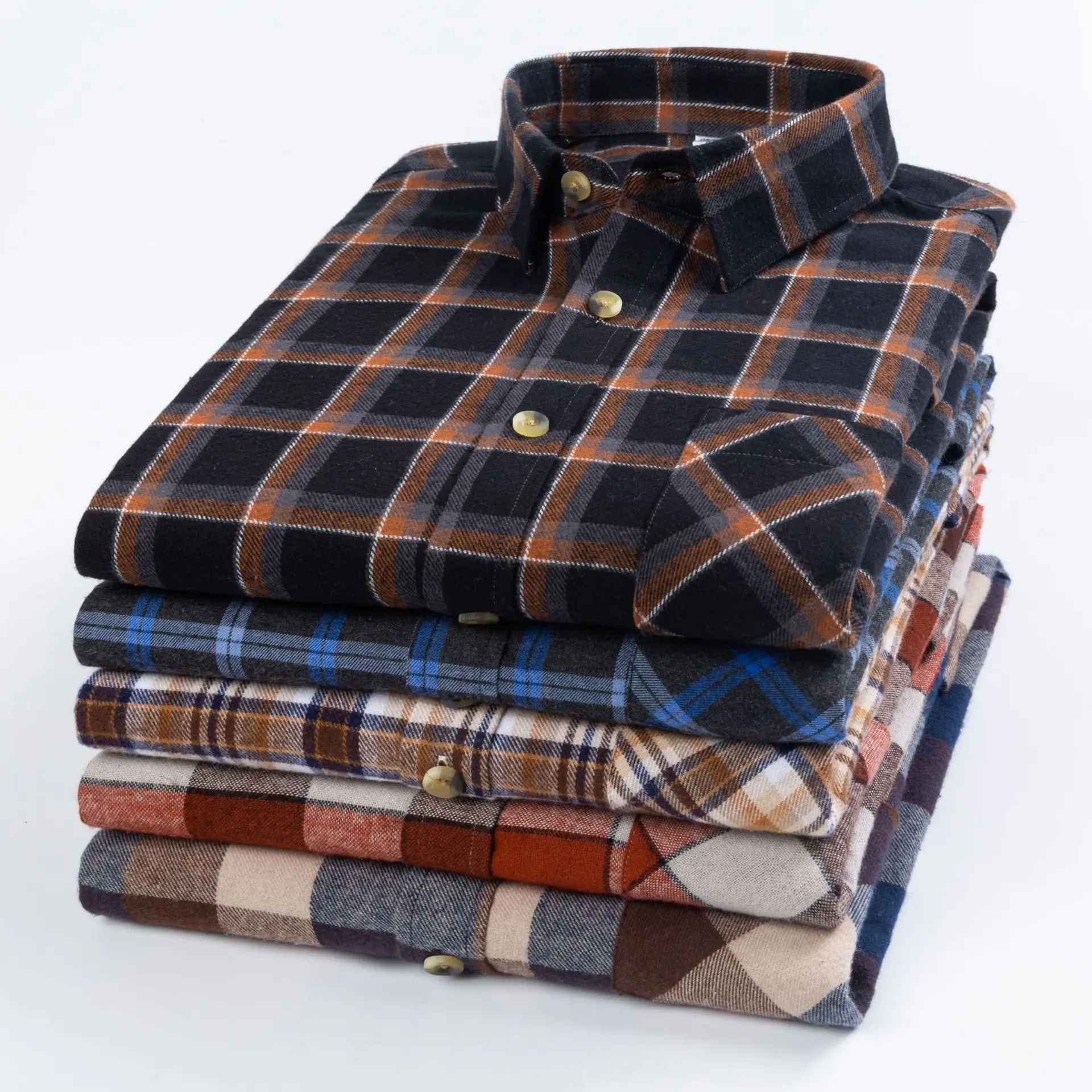 
 Новинка 2020, мужские рубашки в стиле ретро, хлопковые скрабы, клетчатые деловые повседневные рубашки  