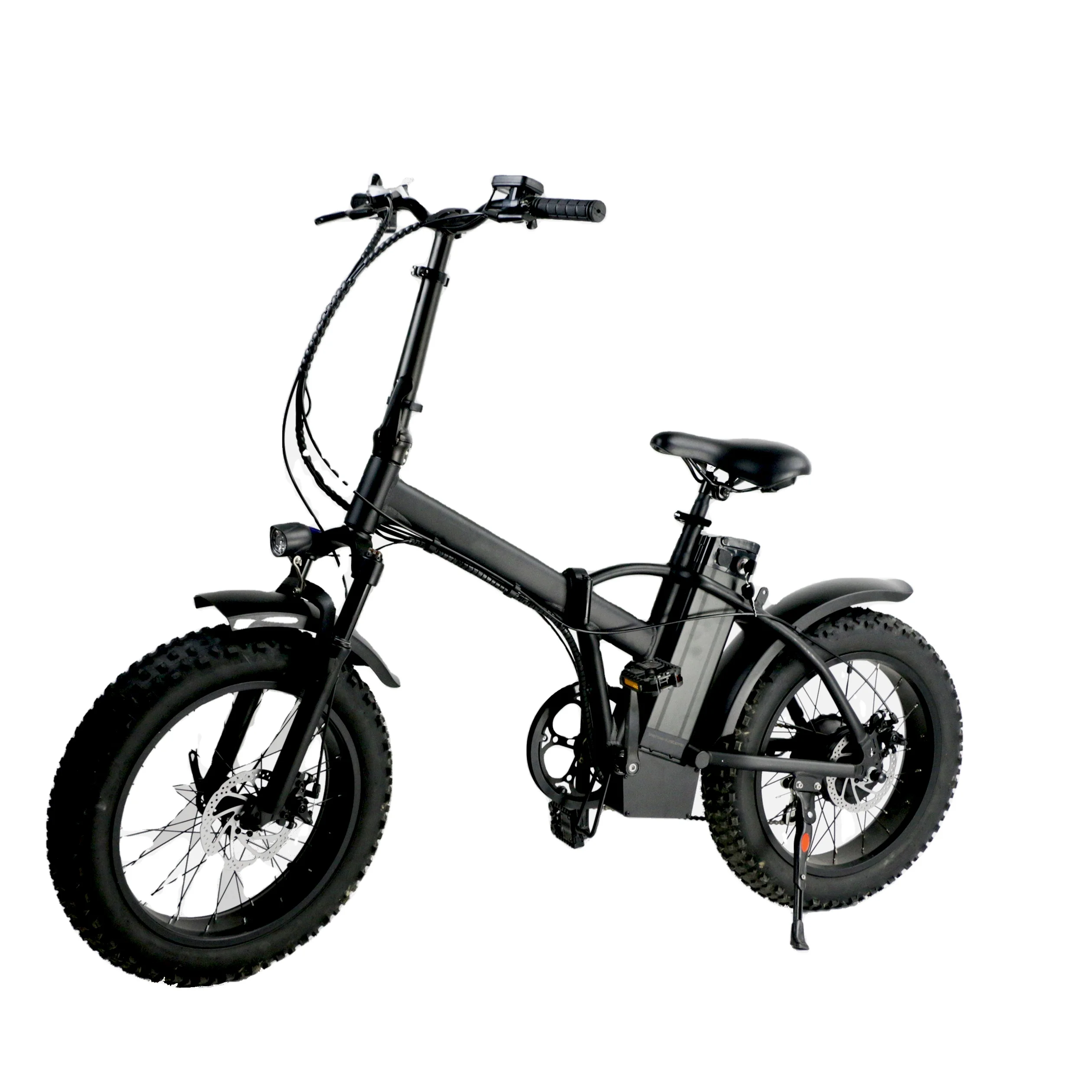 
Folding Electric Bike Electric Bicycle EBF 2 electric bicycle folding fat tire bike with 48v 500w for sale  (1600178612408)