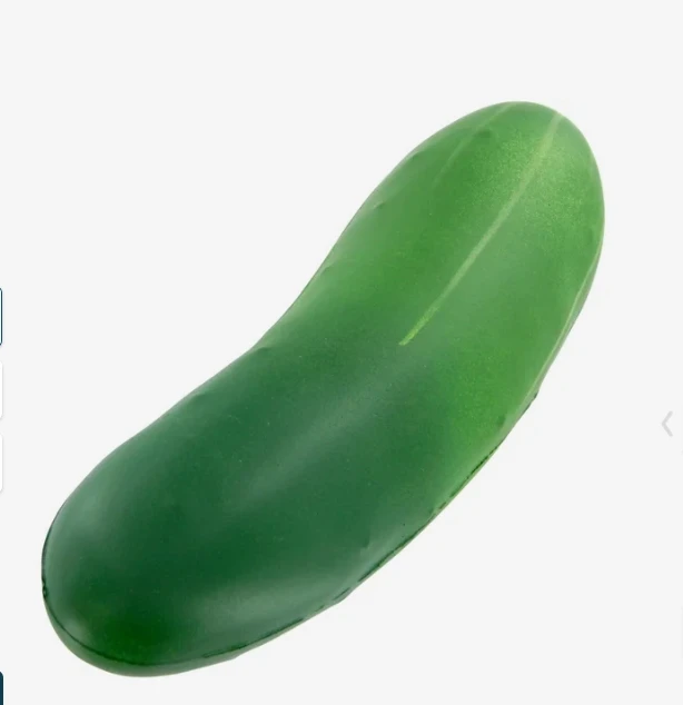 Hot sale Superstar  cucumber squishy toy stress relief stretchy squeeze toy with PVA