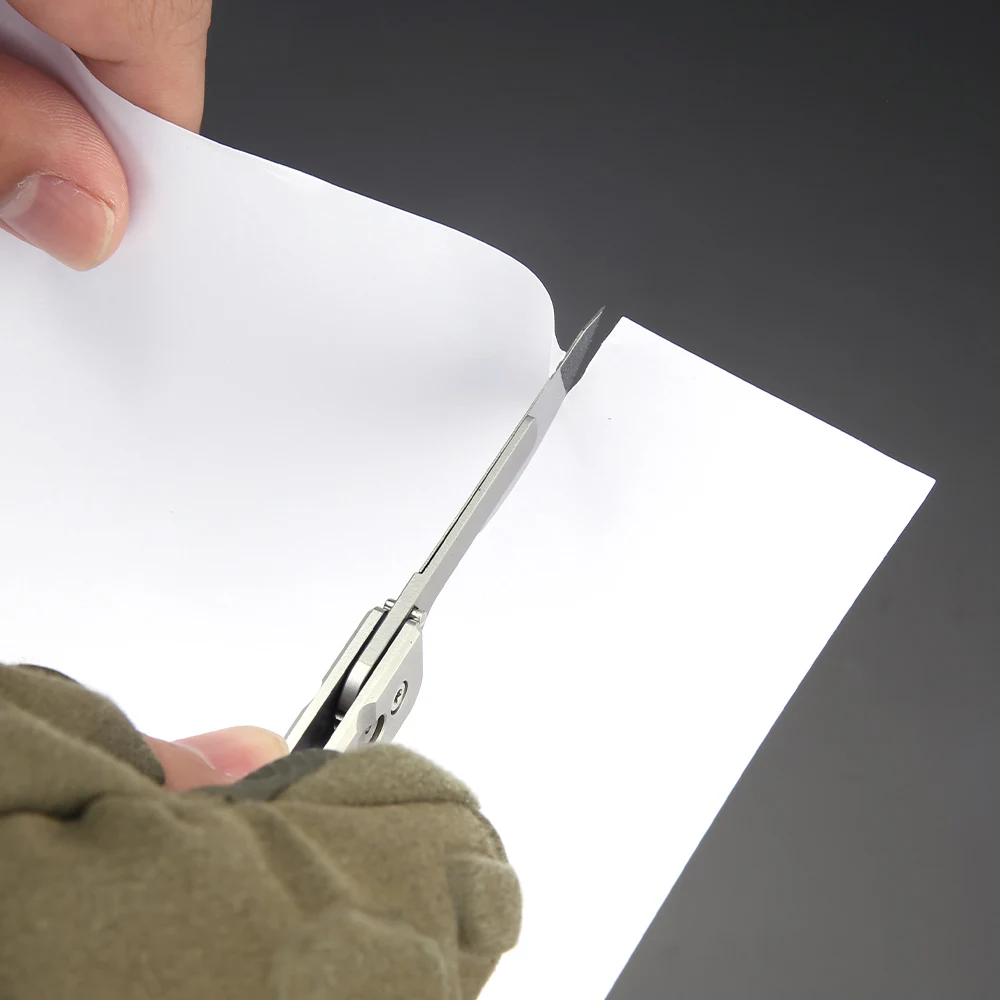 Mini Pocket Knife EDC Key Knife 24# Replaceable Carbon Steel Blade Portable Carving Small Utility Tool knives