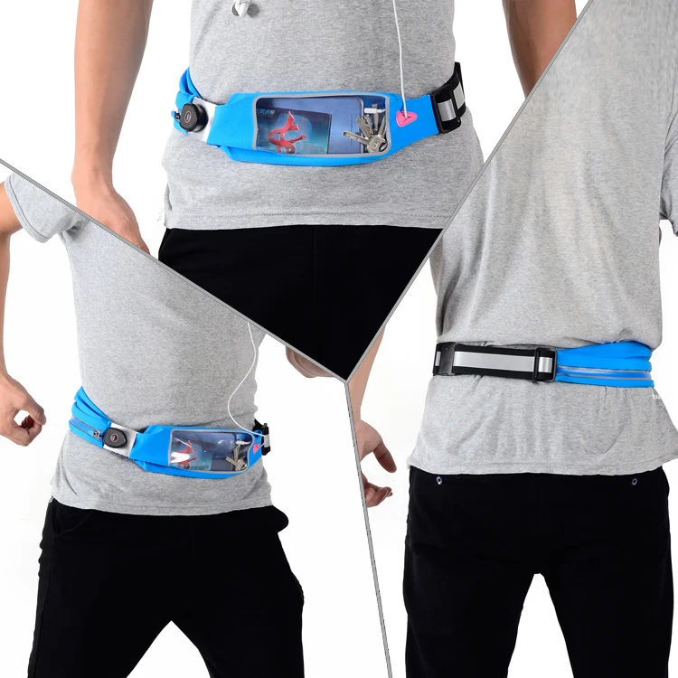 AIDI Flashing Designers Fanny Pack Woman Luminous Waist Bag with Led Lights for Outdoor Activities