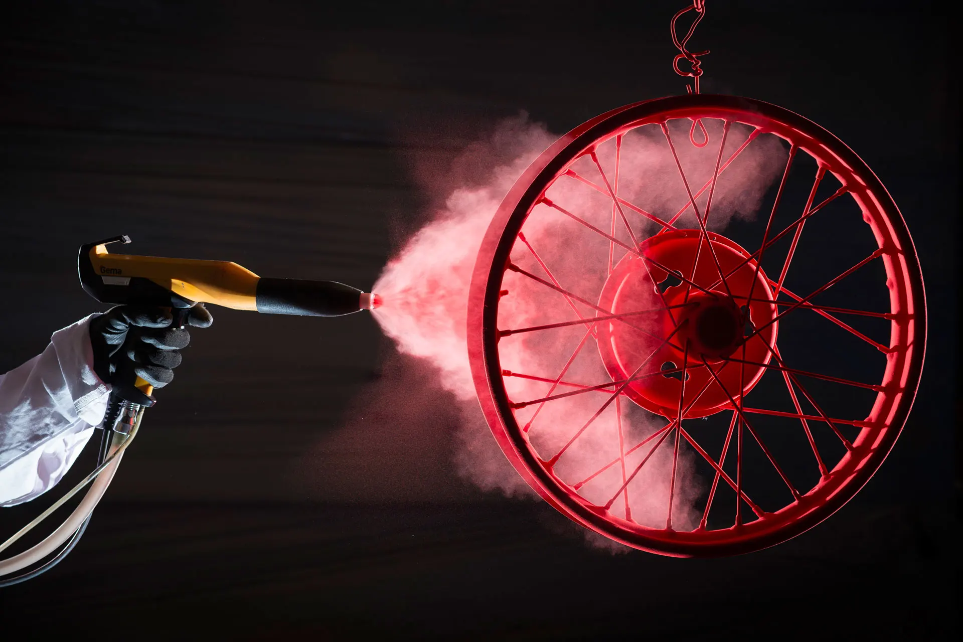 Wood Grain Effect Sublimation Powder Coating for Metal Door and Window