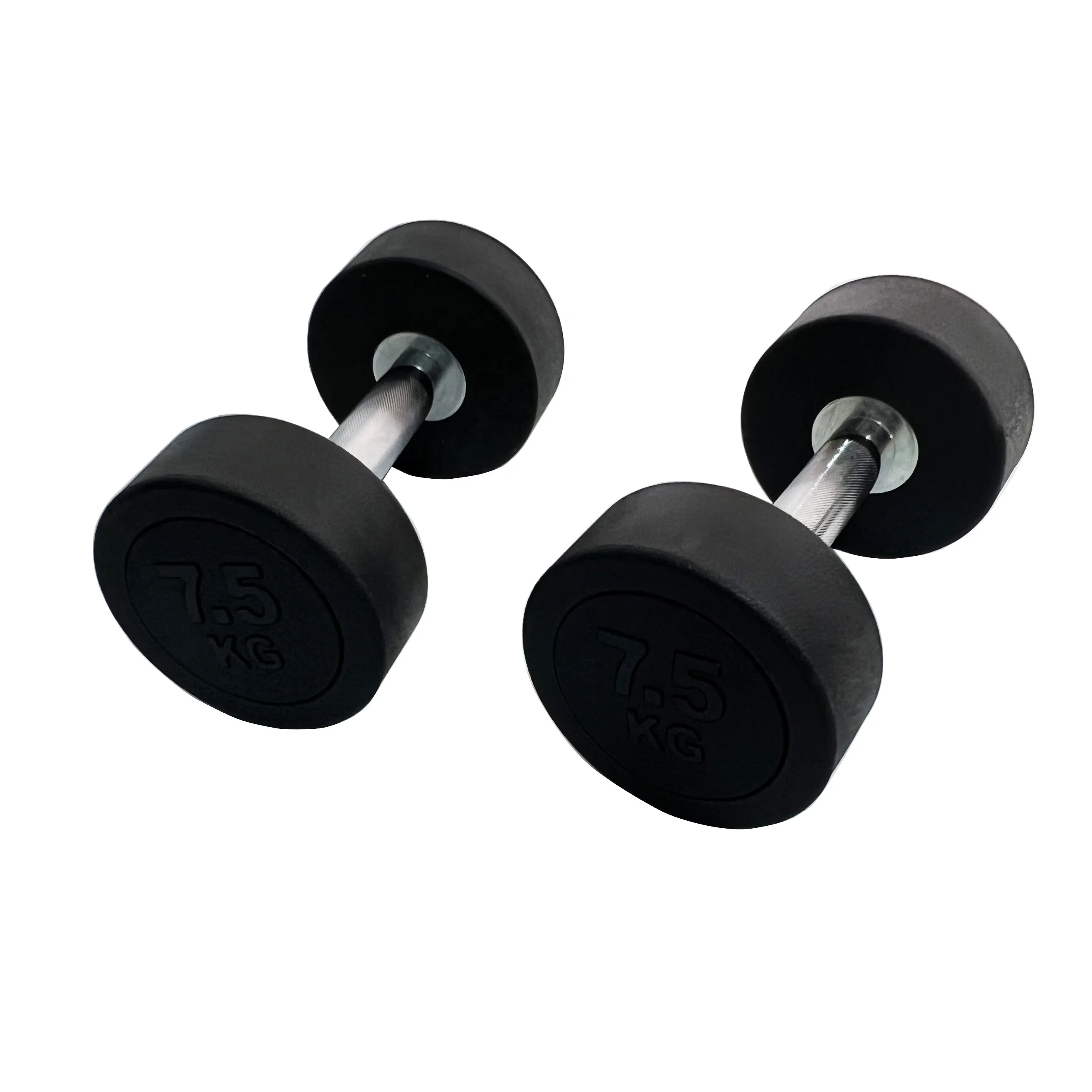10kg 20kg 40kg 50kg weight lifting gym gym fitness equipment round head rubber dumbbell