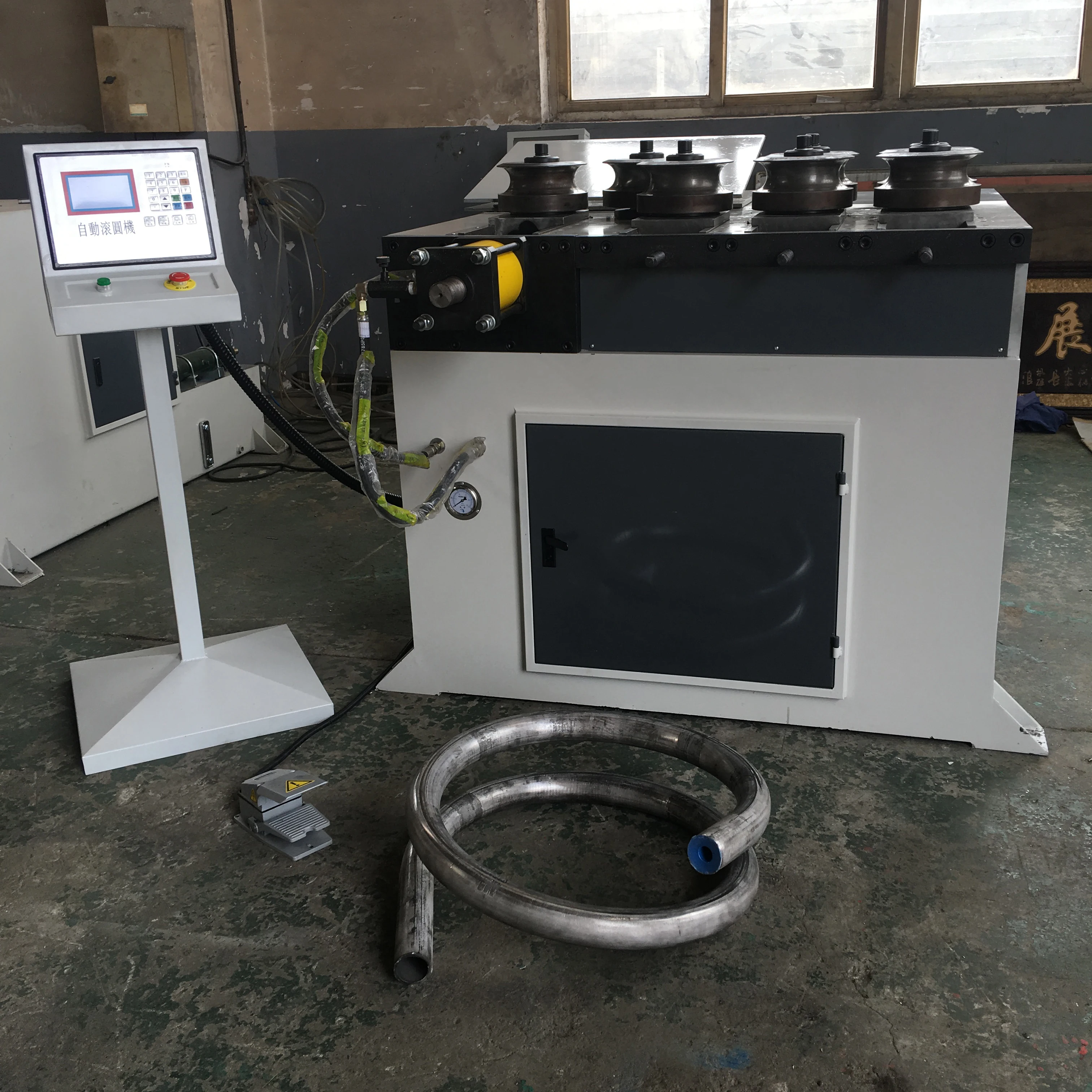 Automatic spheronizator  Hydraulic Rolling Pipe Tube Bending Machine Greenhouse Rolling Bending Machine