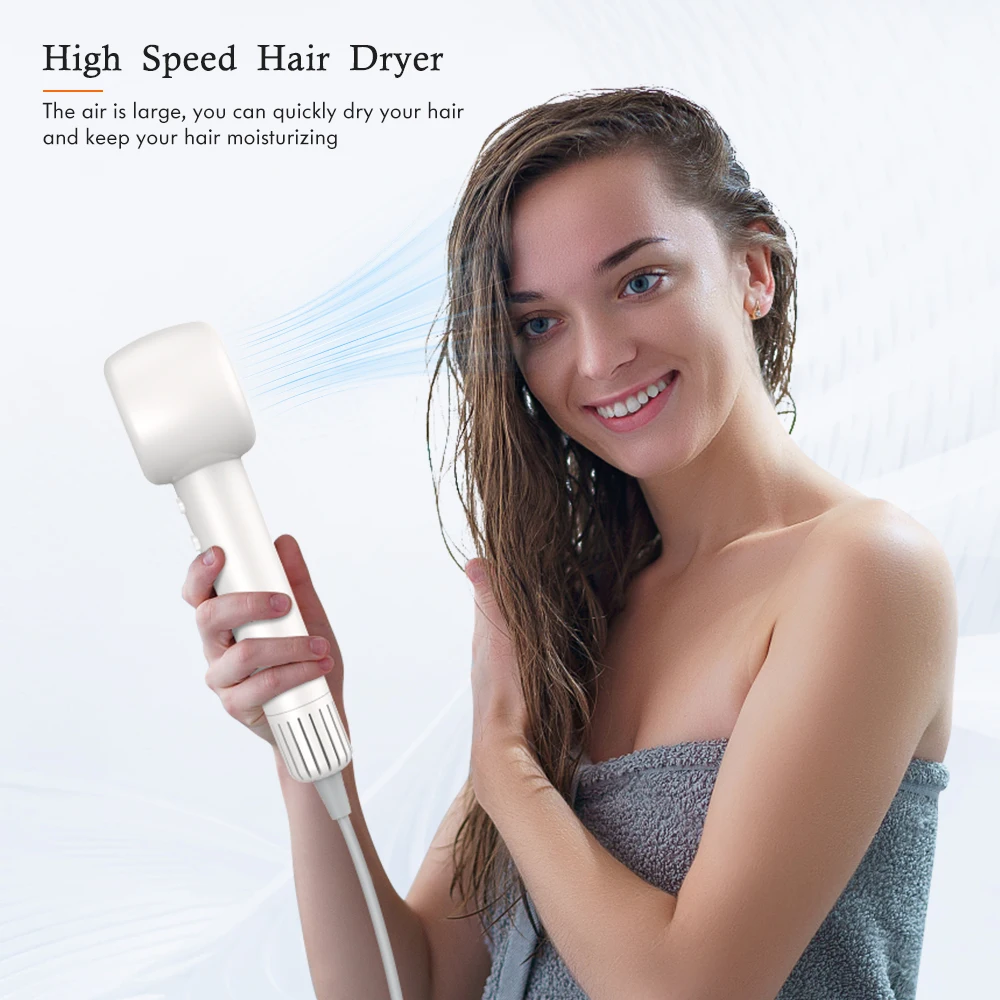 2024 New Trends 1400W 110000 Rpm Brushless Motor Fast Drying Hair Dryers 600 Million Home Negative Ionic Blow Dryer