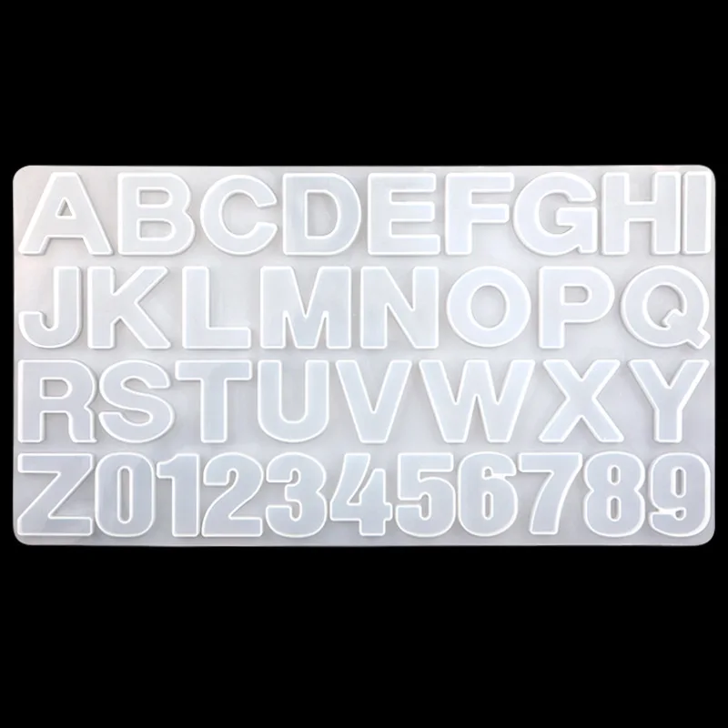 Saffron Alphabet Letters fondant silicon mold cake decoration tool silicone letter moulds