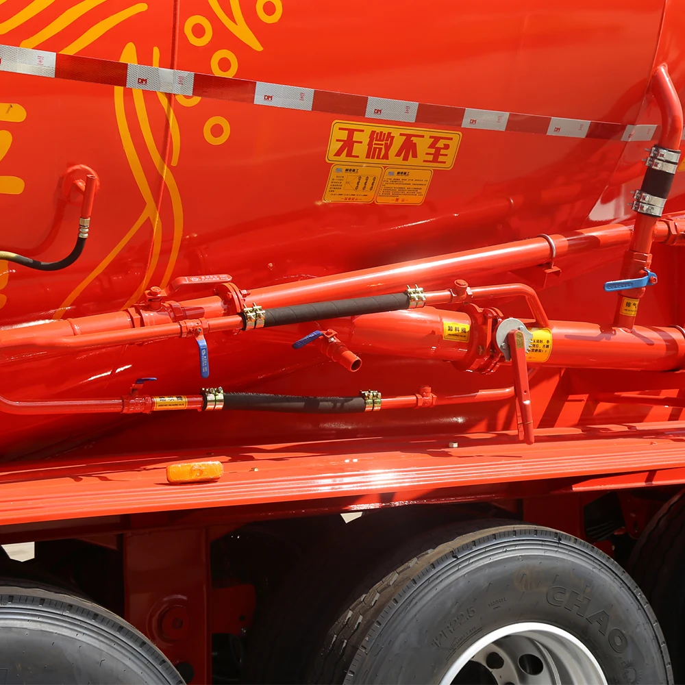 Best Price V-Type 3 Axle 50m3 Dry Bulk Cement Tank Semi Trailer Powder Tanker Semi Trailer For Sale