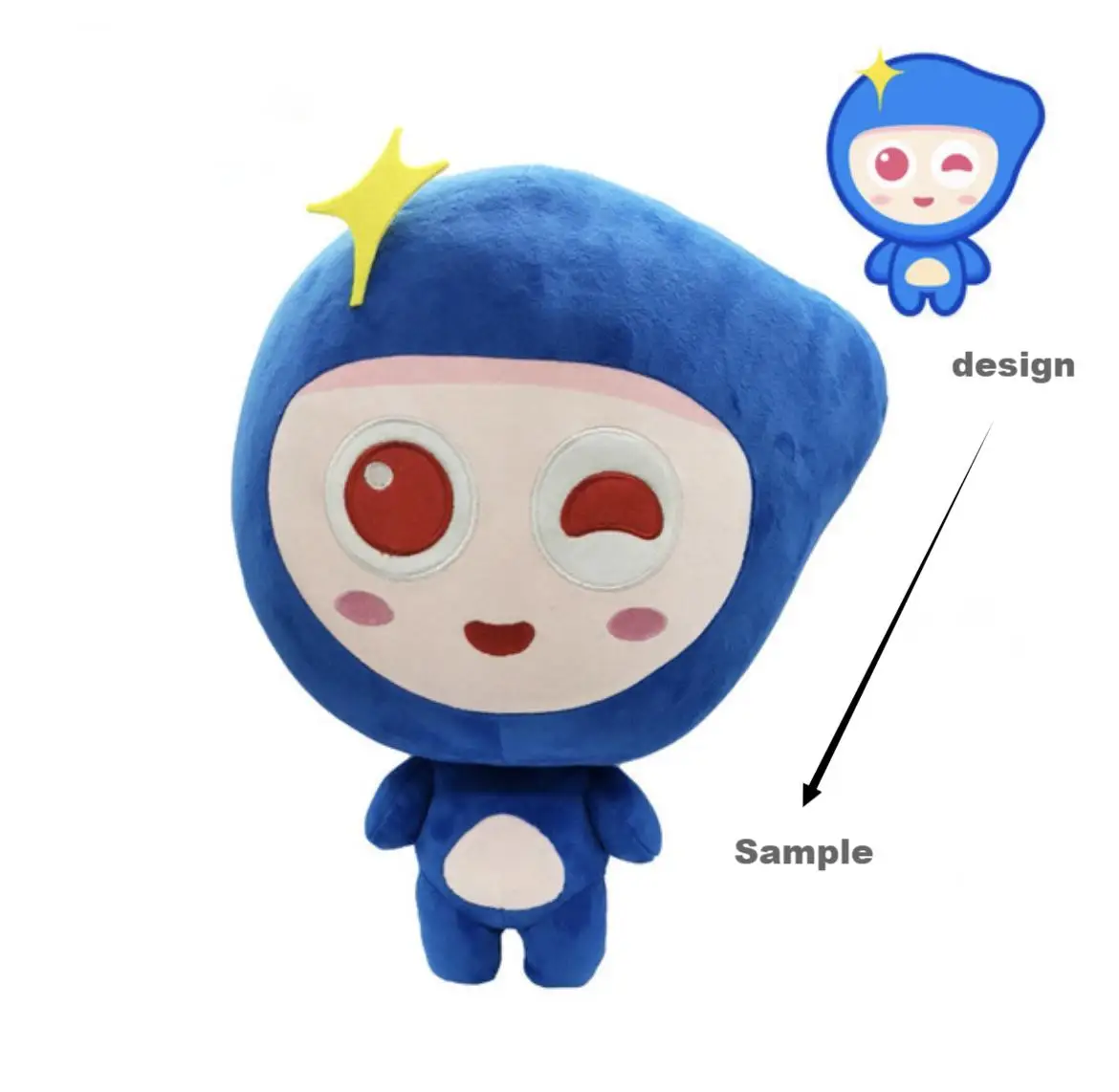 2023 Лидер продаж, Прямая поставка с завода, высокое качество, мягкий Зефир, плюшевая игрушка на заказ