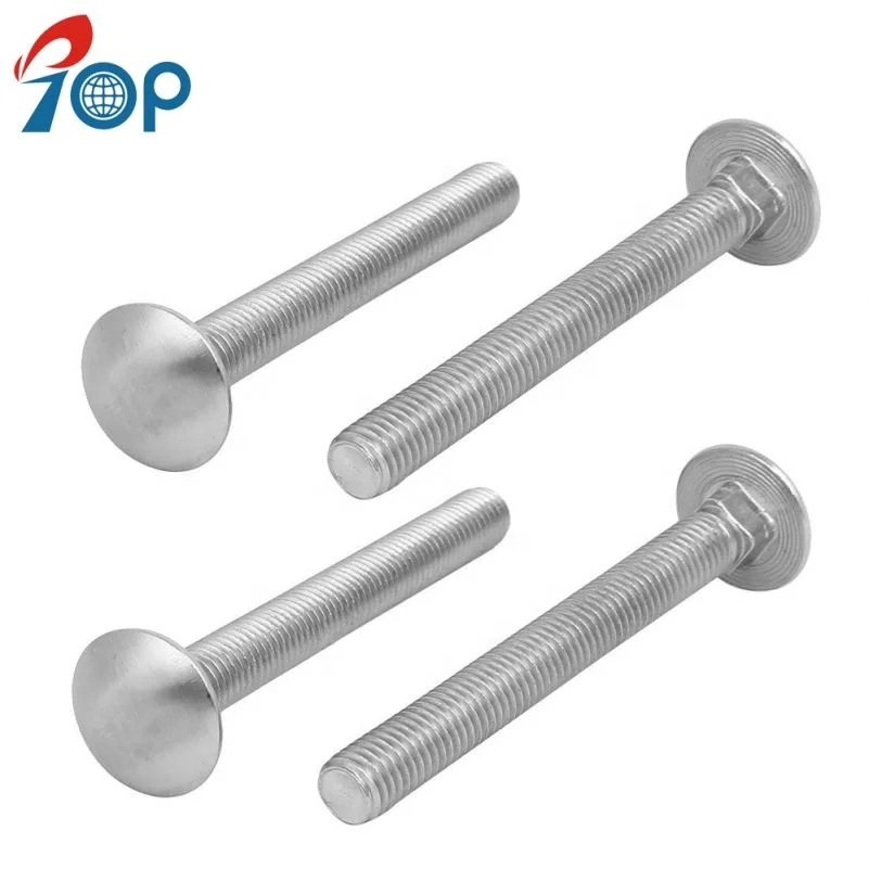 
Plain Finish Coarse Thread Square Head Machine Bolt 