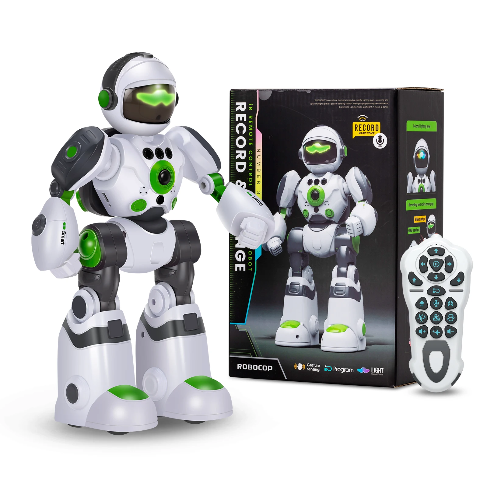 Hot Selling Toys Hobbies Remote Control Intelligent Dancing Robot Toy with Light & Sound toys kids robot
