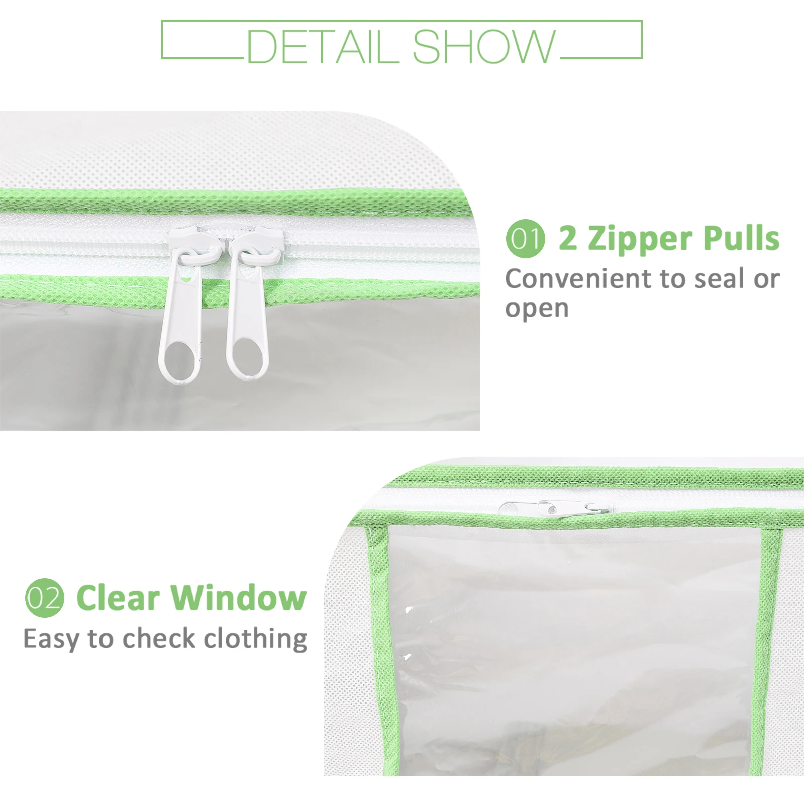 
Taili Oxford Fabric Large Capacity Quilts Vacuum Storage Bag Combination Bedding Clothing Organizer Space Saver Storage Box Bin 