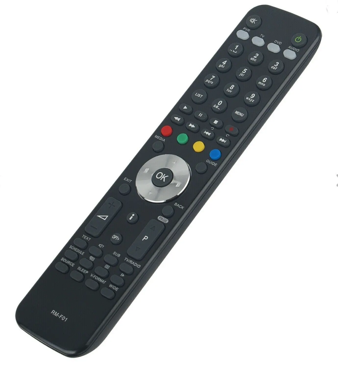 Universal Prime New Remote Control Replacement RM F01 Sensitive Buttons Portable No Programming for HDR HD tv Fox T2