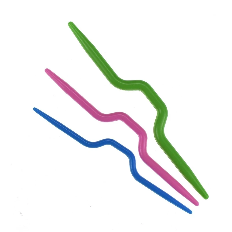 13 pcs ABS Plastic Sewing Needle Knitting Stitch Needles Tools accessories For Crocheting & Knitting Craft