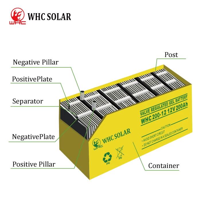 WHC Long Life 12V 24V 100AH 150AH 250AH Deep Cycle Lead Acid Gel Battery 12V 200AH AGM 12V Solar Battery