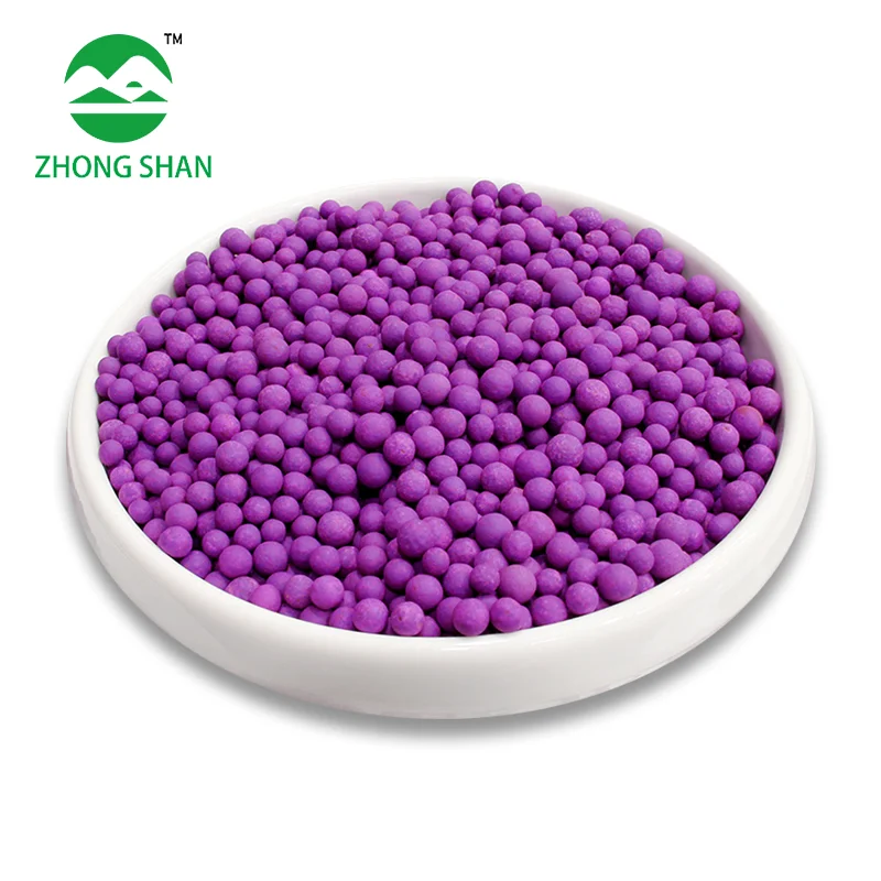 Potassium Permanaganat Supplier Kmno4 Desiccant Balls Activ Alumina Ball Permanganate Potassium