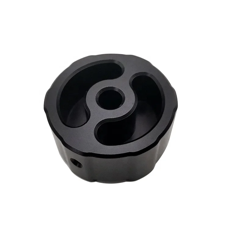 Custom 4 Axis Machining Center Milling Auto Parts Cnc Machining Service Metal Steel  Alloy Steel Black Anodized for Car