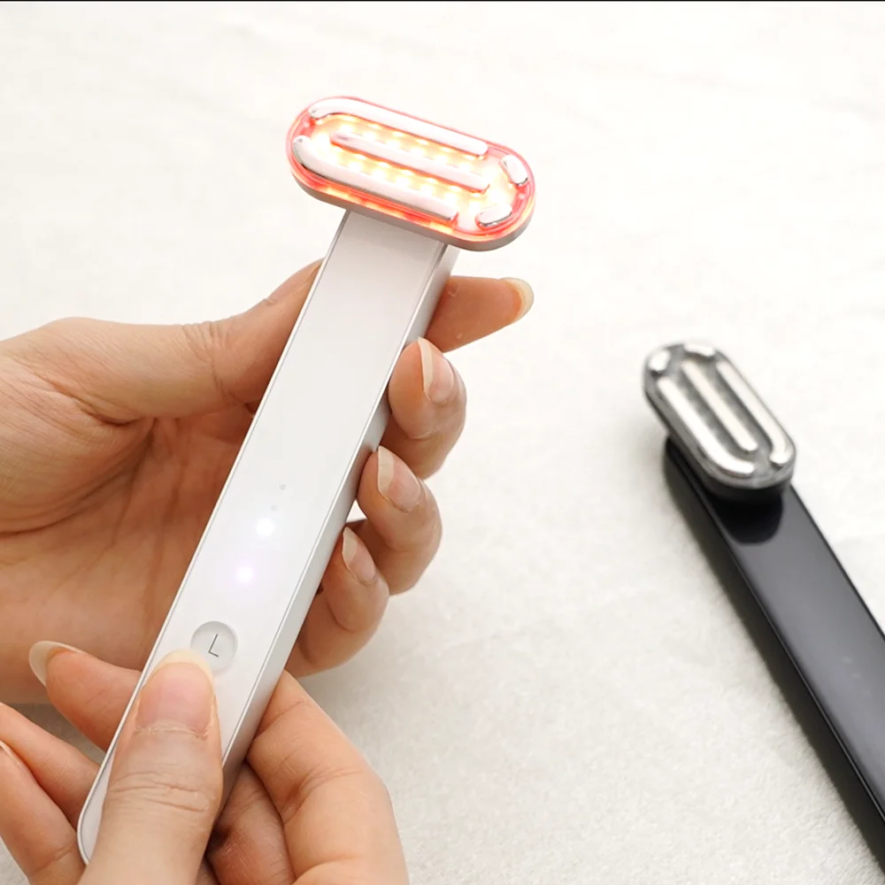New Skincare facial wand massager 630nm Red Light Ems Neck Face Tool Beauty Microcurrent Wand Face Lifting Device face massager