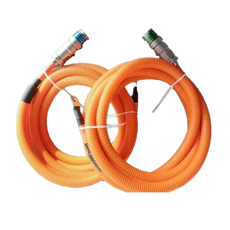 
70 mm2 High voltage cables with shielded flexible triple layer insulation Liaison with batteries and electric motors cable 