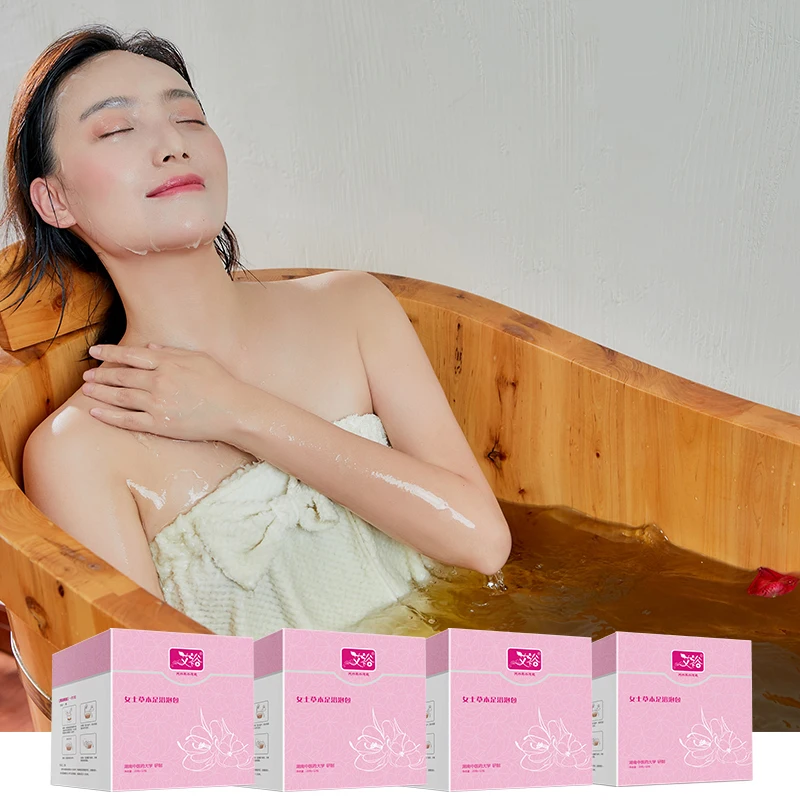 Китайский травяной порошок Aiyu для ног, Женская пудра для ног, Женский массажный порошок для красоты и здоровья